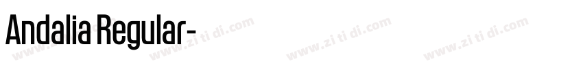 Andalia Regular字体转换 Andalia Regular字体转换